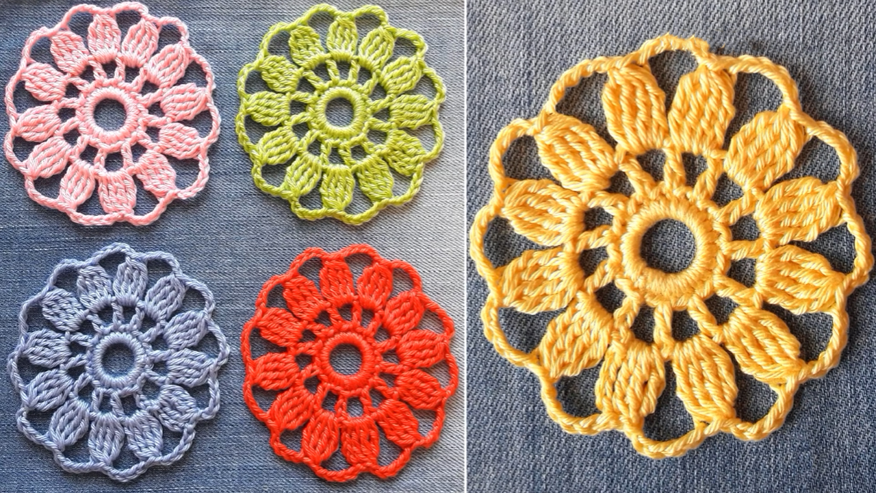 How to Crochet an Easy Crochet Granny Square Motif: A Step-by-Step Guide for Beginners