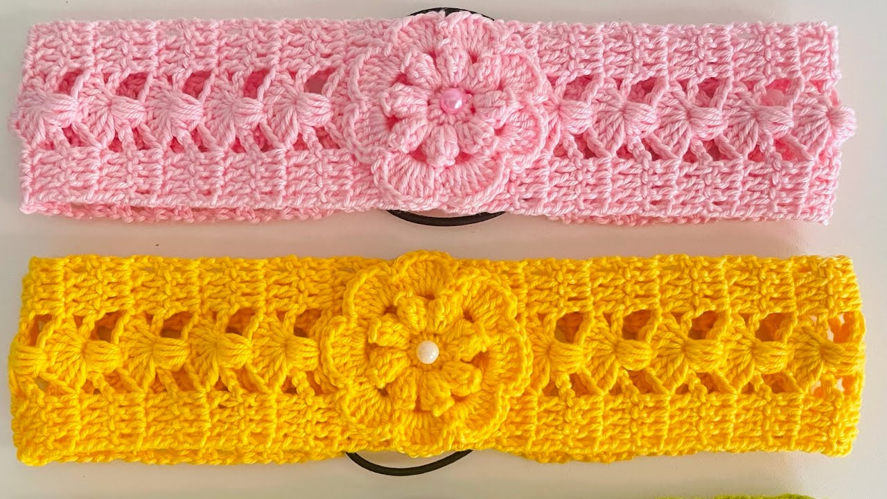 Super Useful Pattern How to make Tiara or headband in children's crochet for Beginners