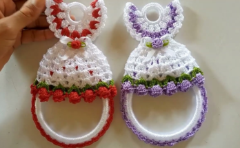 Amazing Pattern How To Make a CROCHET DISH CLOTH HOLDER DRESS