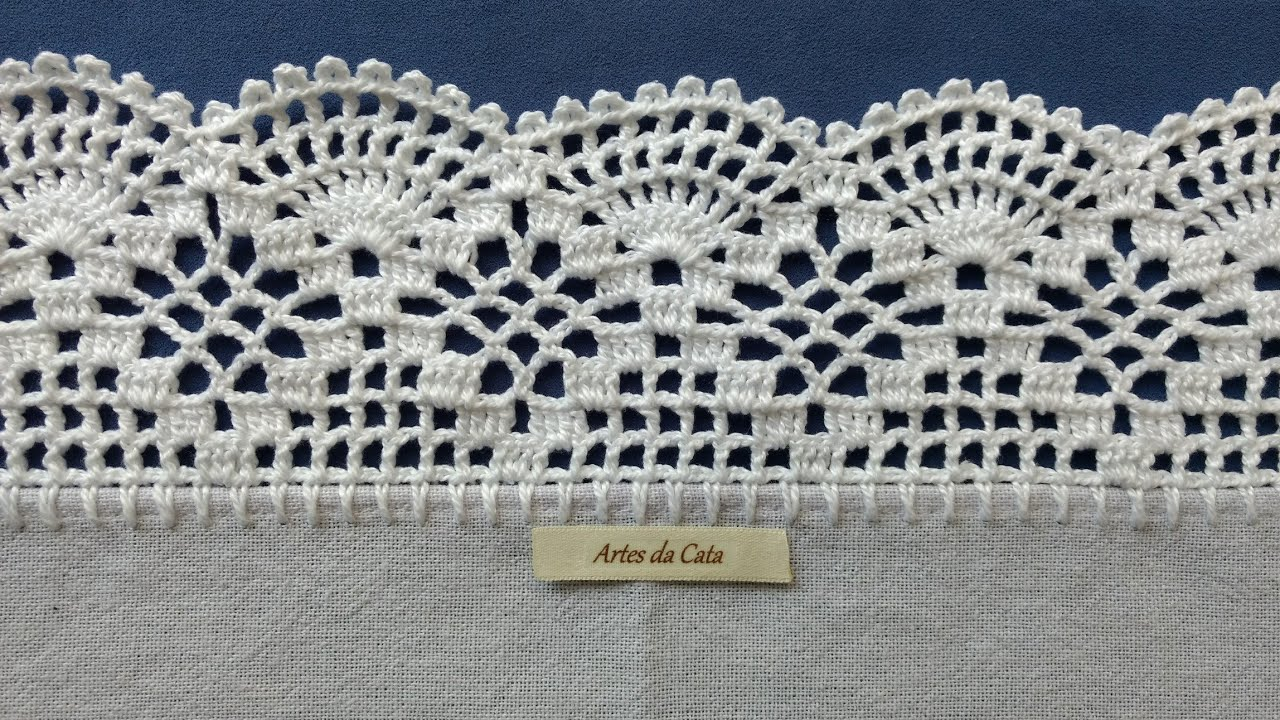 Simple Pattern How to Make A Gorgeous Crochet Toe Border