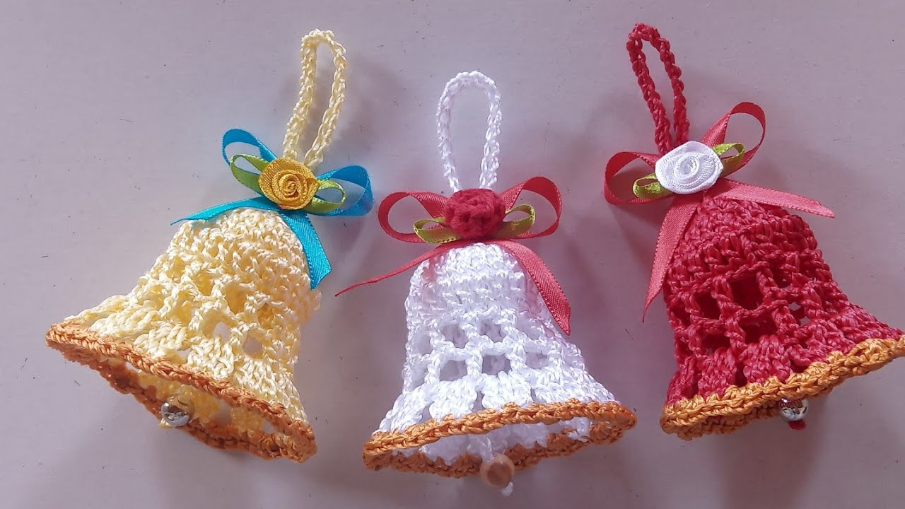CHRISTMAS CROCHET BELL 🔔🎄| STEP BY STEP