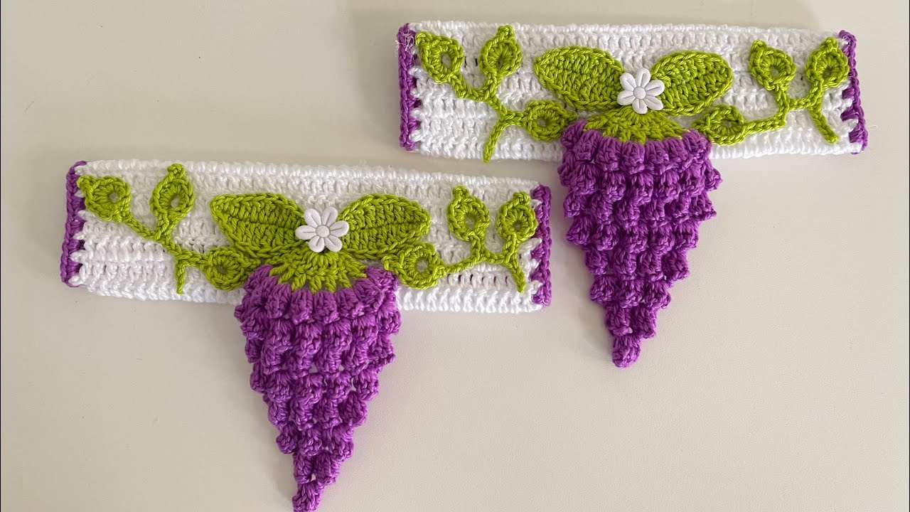 Quick and easy crochet stove or fridge handle for beginners
