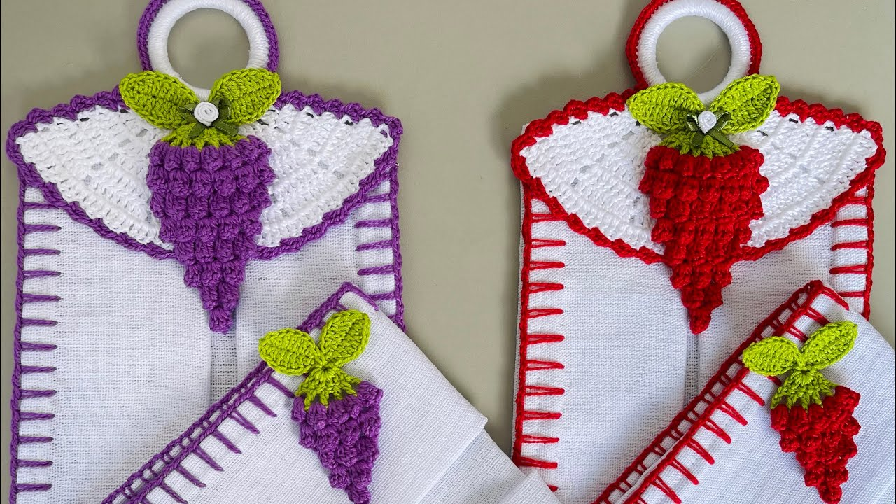 How to Create a Beautiful Knock in crochet in the shape of a grape