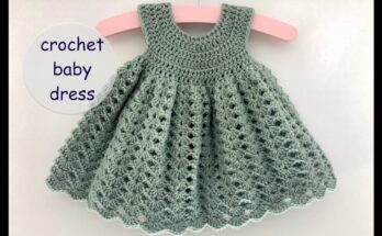 Crochet Delight: Crafting a Beautiful Baby Dress