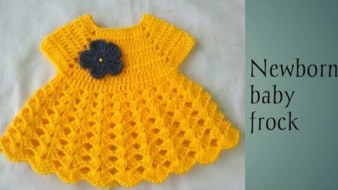 Crafting Cuteness: Crochet Newborn Baby Frock Patterns