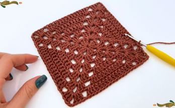 SIMPLE AND VERY EASY CROCHET SQUARE ABSOLUTELY FOR BEGINNERS