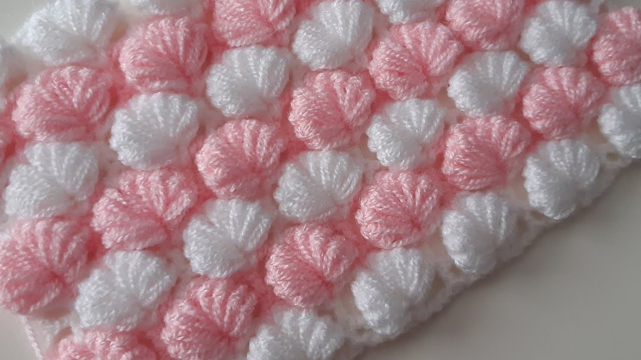 HOW TO CROCHET a PUFF SHELL STITCH FOR CROCHET BLANKETS AND MORE