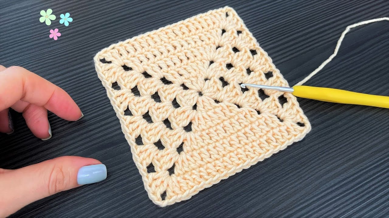 BEAUTIFUL SQUARE AND VERY EASY TO MAKE | Video tutorial