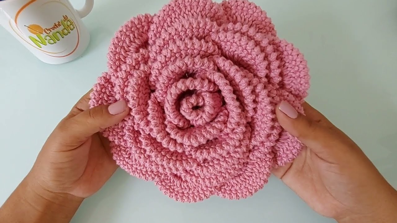 Large Crochet Flower to Use as Décor: Beginner-Friendly Guide
