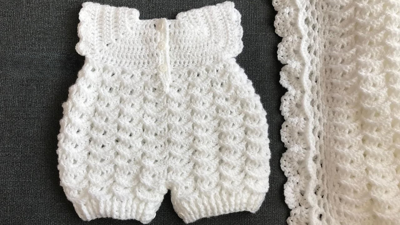 Adorable and Easy Baby Romper: Video tutorial