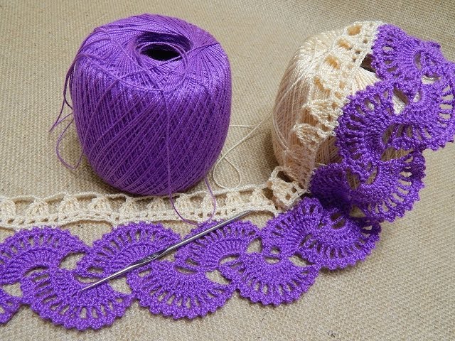 Two Color Lace Crochet: Video tutorial