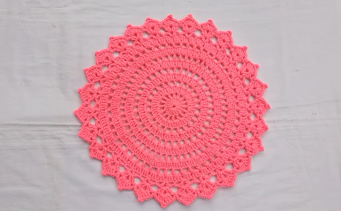 Crochet a Charming & Classic Round Doily – Free Pattern