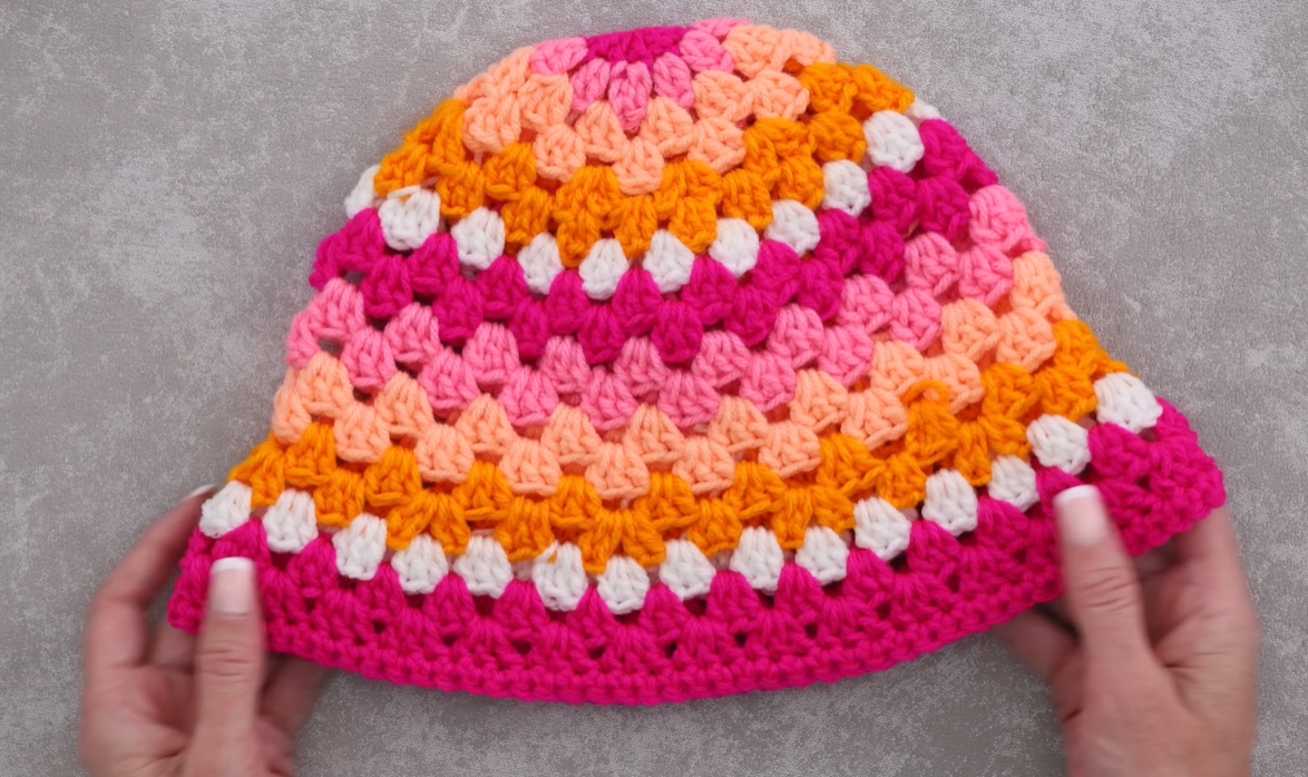 Crochet Your Own Ombre Granny Bucket Hat