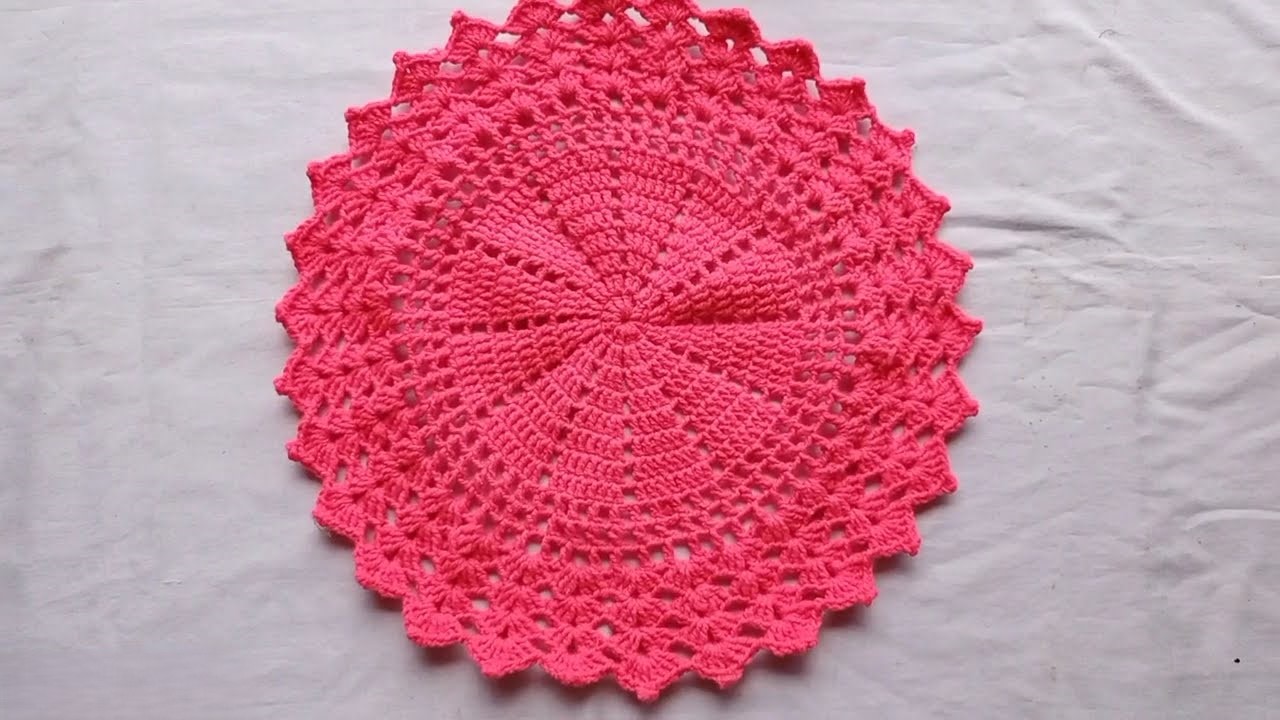 Crochet a Charming Lacy Doily: Video tutorial