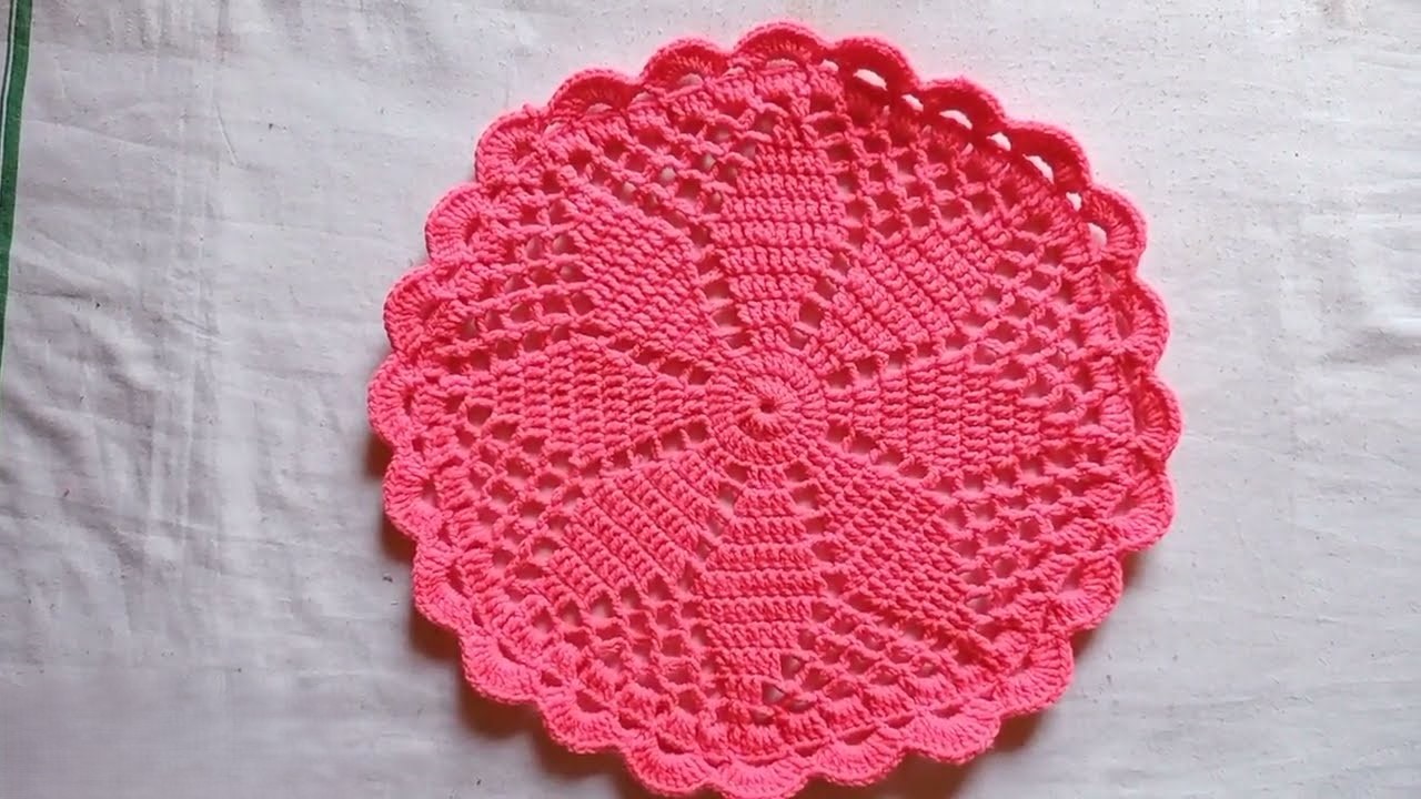 Crochet a Charming Lacy Doily: Free Pattern