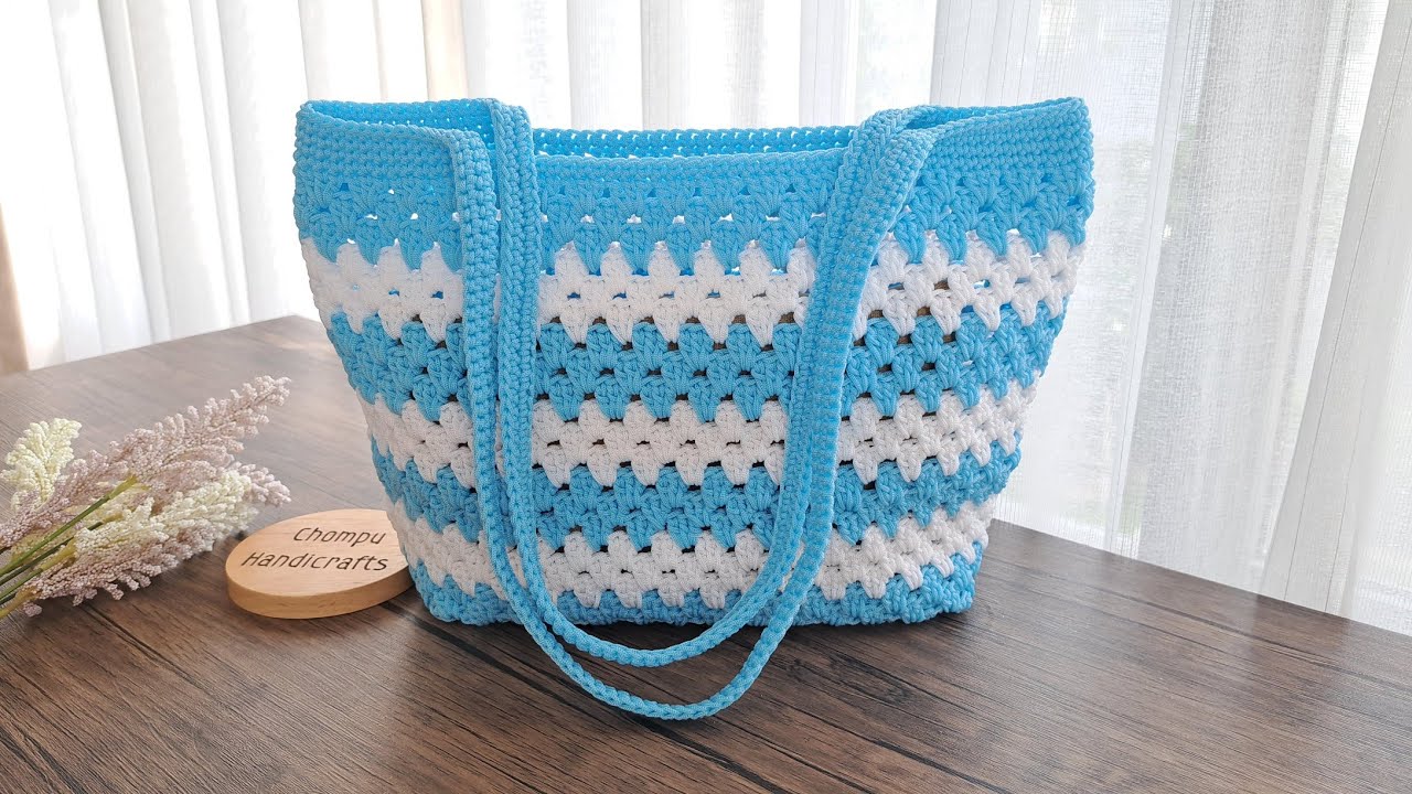 Super Easy Crochet Tote Bag | Beginner friendly