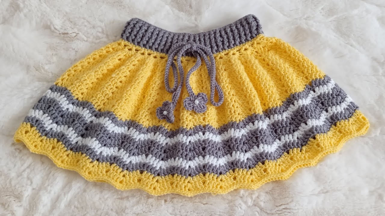 Sunny Day Pleated Skirt: A Free Crochet Pattern