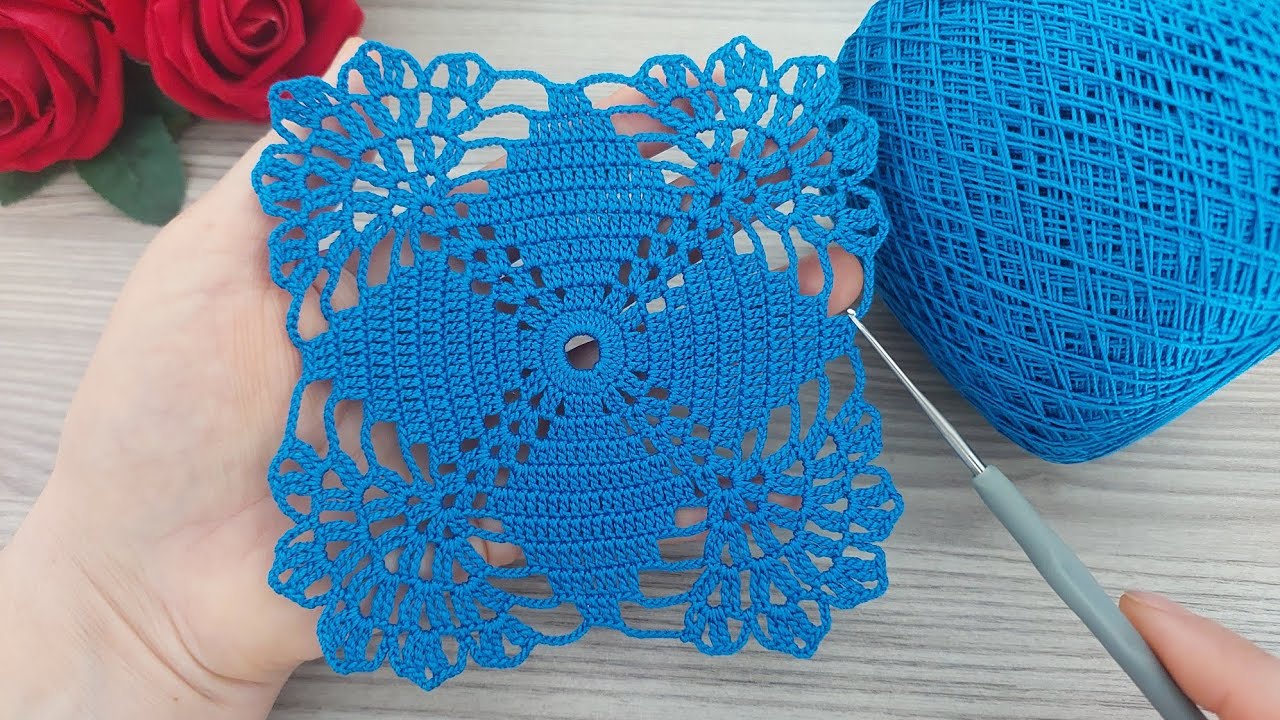 Crochet a Charming Fanned Lace Doily: Free Pattern