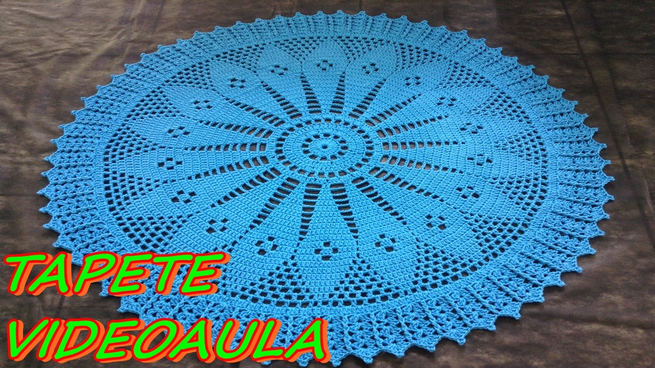 Crochet a Dazzling Starburst Round Rug: Video tutorial