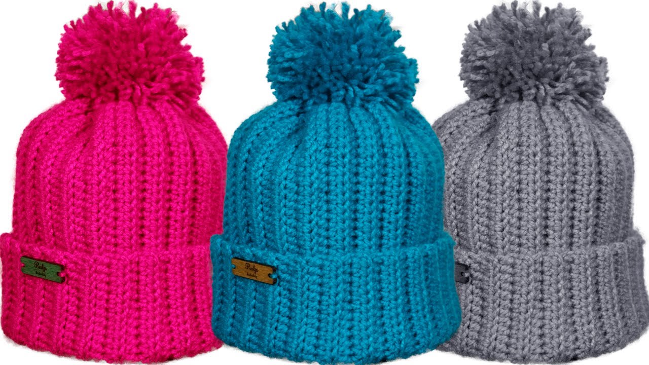 Crochet hats ALL SIZES (Step by Step)