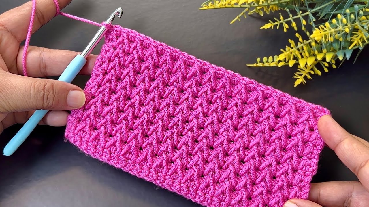 GORGEOUS Crochet Stitch for Scarf, Sweater & Blanket