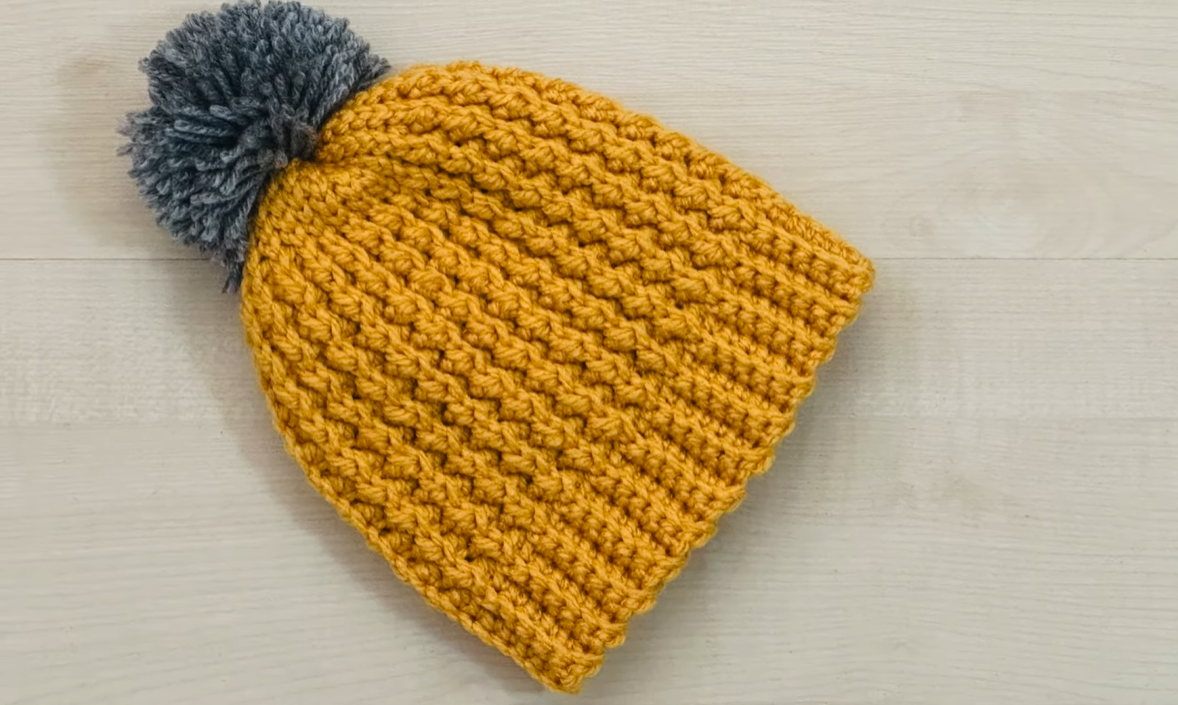 Crochet Wool Hat Step-by-Step Tutorial