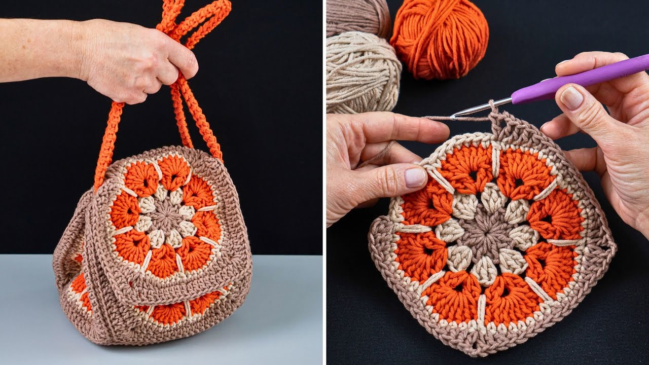 Crochet a Classic Granny Square Bag