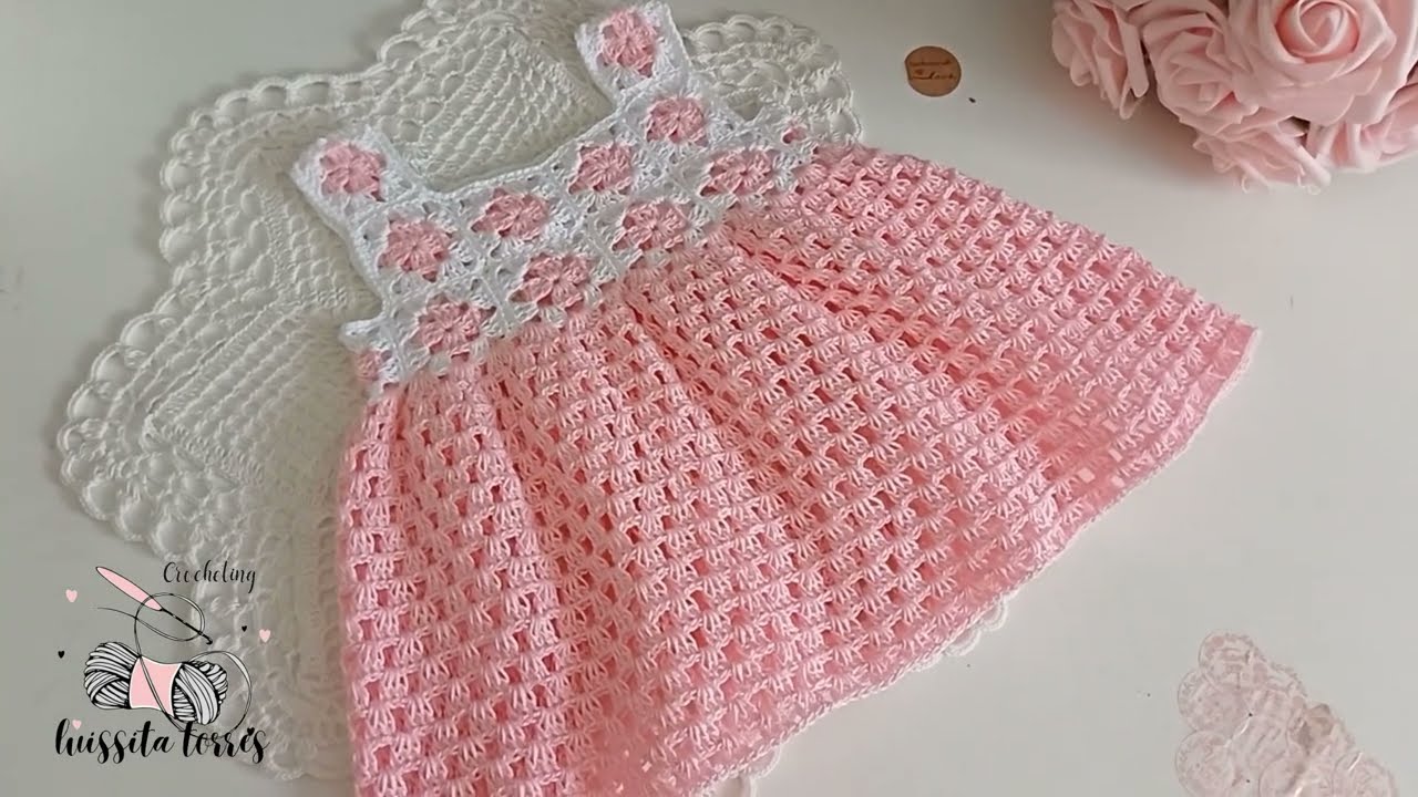The Rosette Yoke Baby Dress: A Sweet Crochet Pattern
