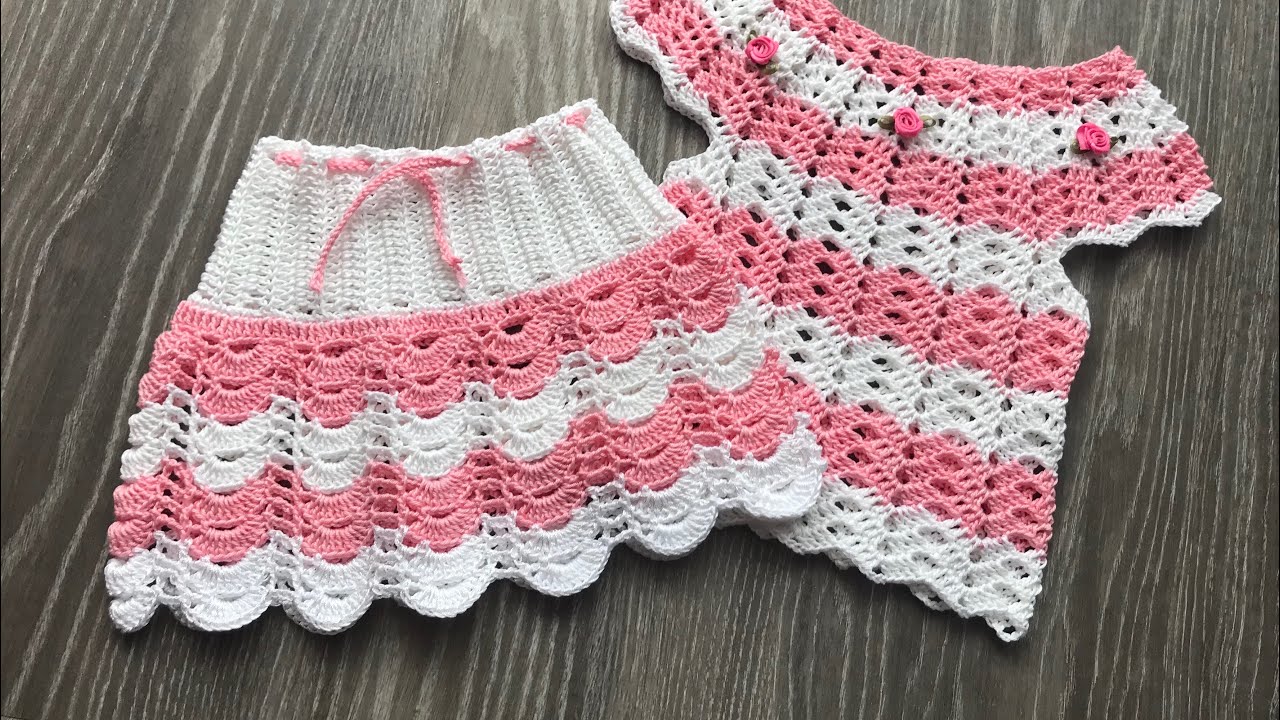 Two-Toned Scallop Skirt: A Darling Crochet Pattern
