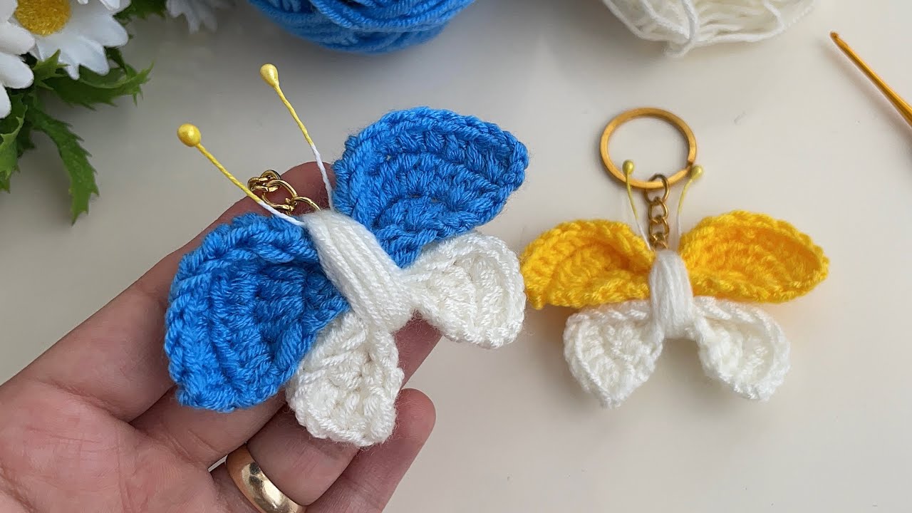 The Flutterby Charms: Detailed Crochet Butterfly Pattern