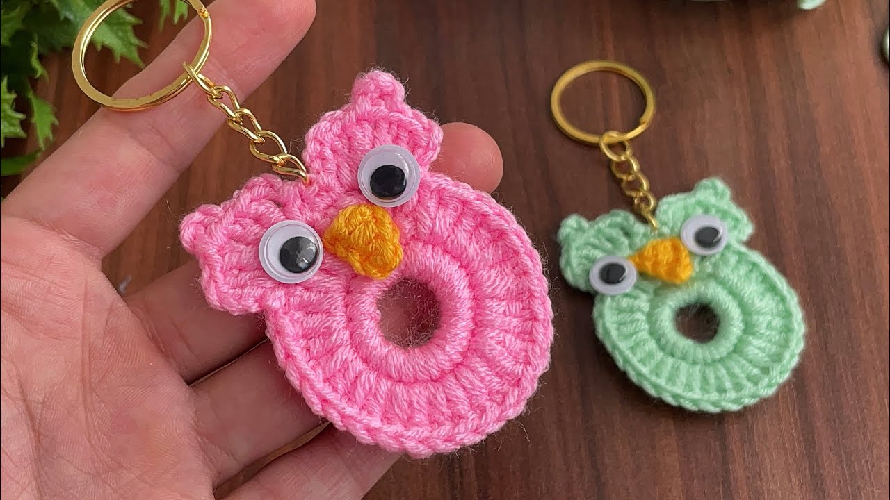 Crochet a Cute Owl Keychain: An Easy-to-Follow Pattern