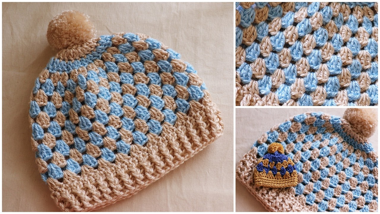 How to crochet a hat in any size. Step-by-step tutorial
