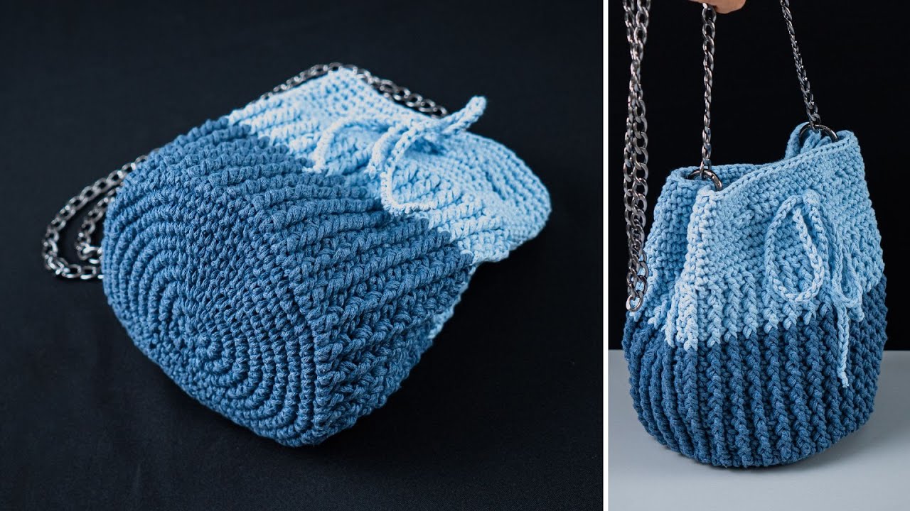 How to crochet a cute mini bag easily!